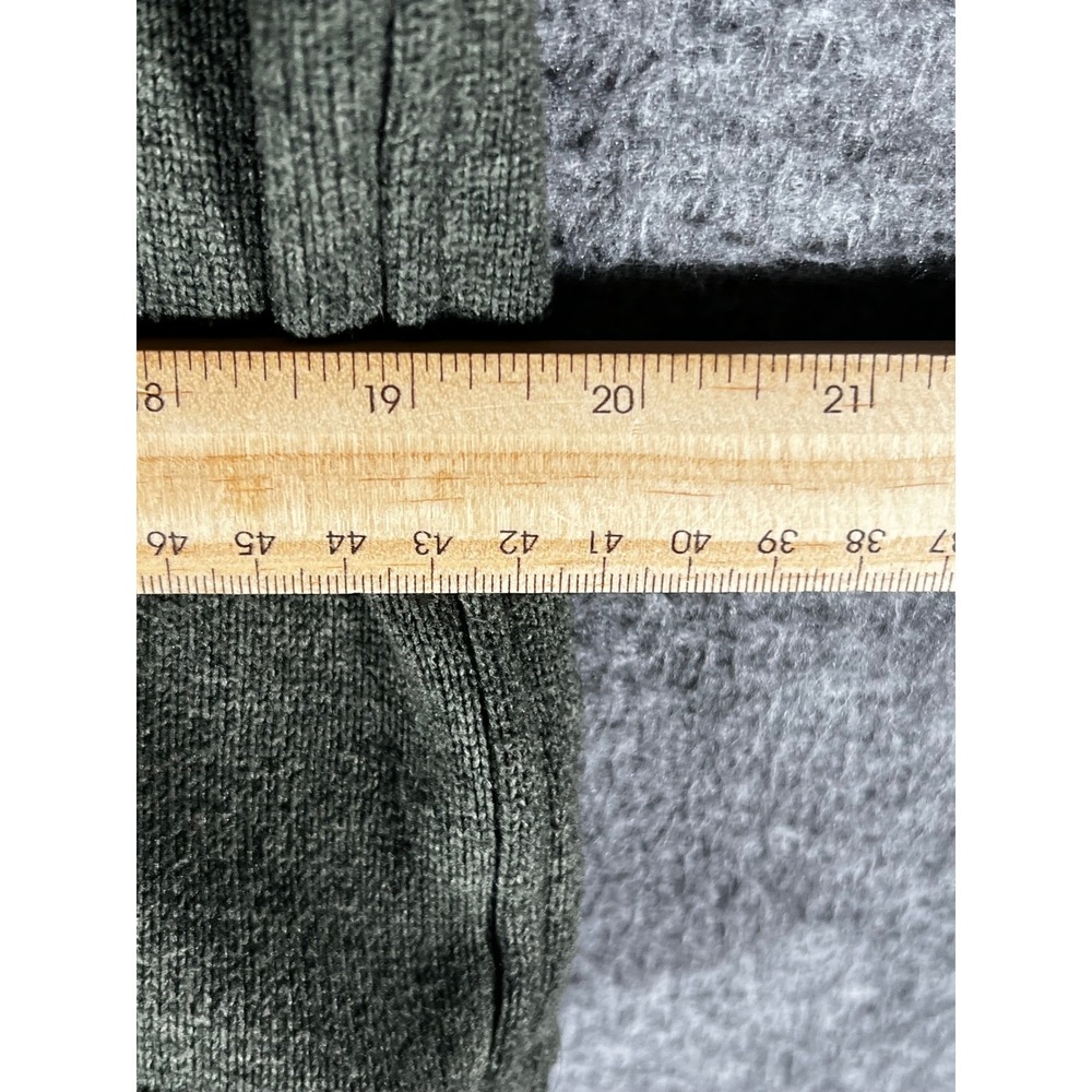 Marmot Mens Quarter Zip Fleece Pullover Olive Green Large L Heathered - Picture 7 of 9